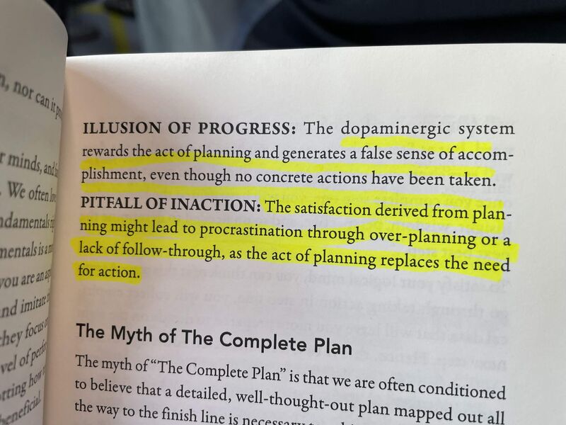 Illusion of Progress and Pitfall of Inaction — highlighted passage