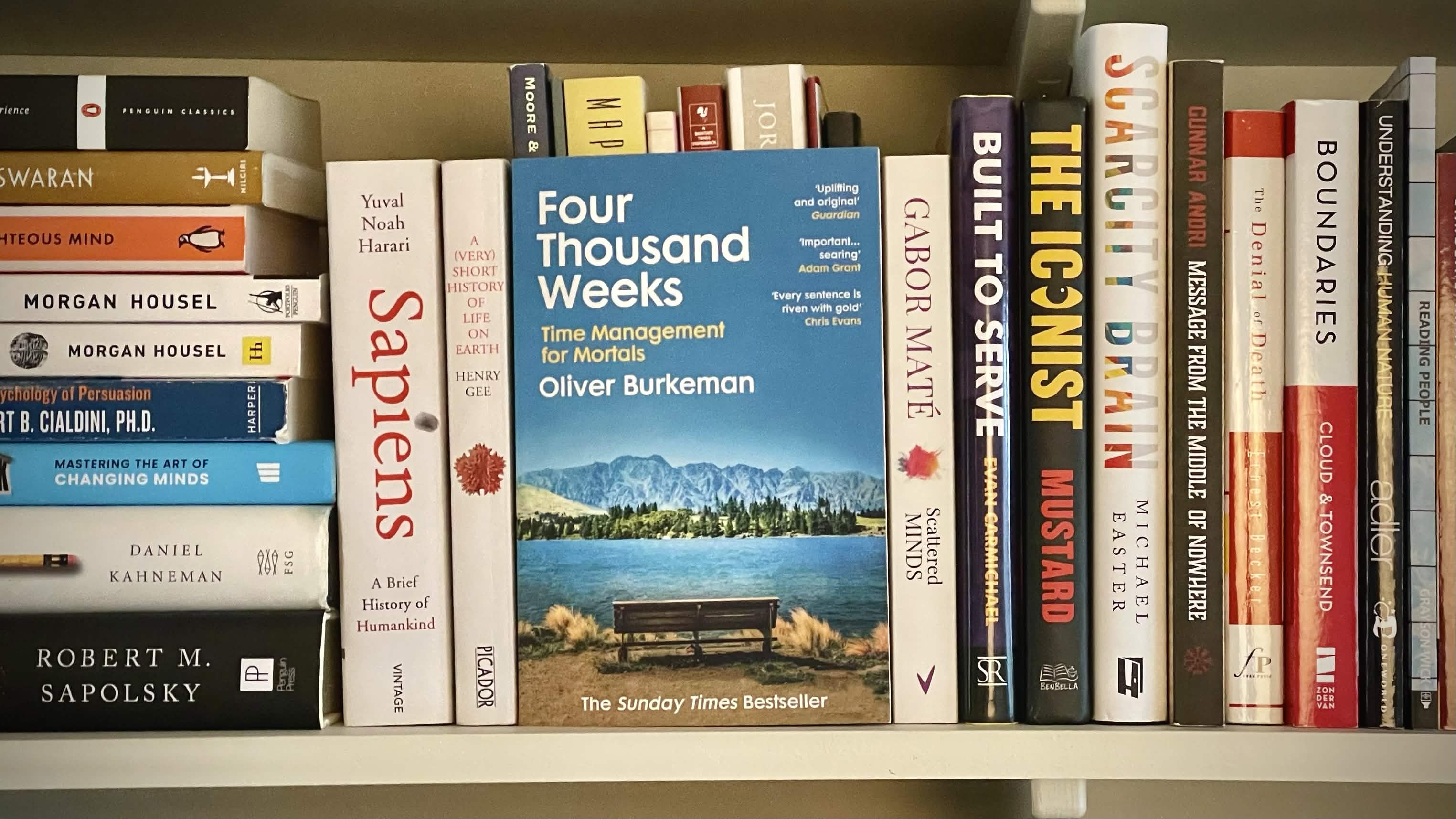 Four Thousand Weeks by Oliver Burkeman — BookLab by Bjorn